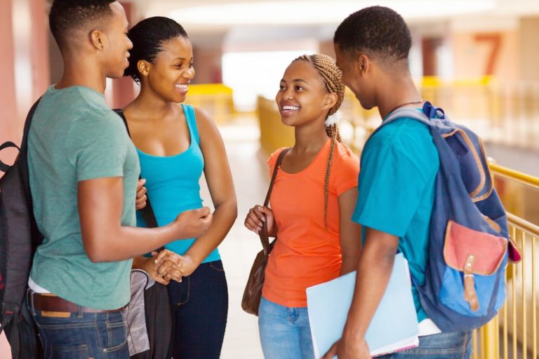 FL MTA students in hallway